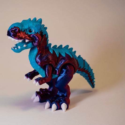 Tri-Color Articulated T-Rex