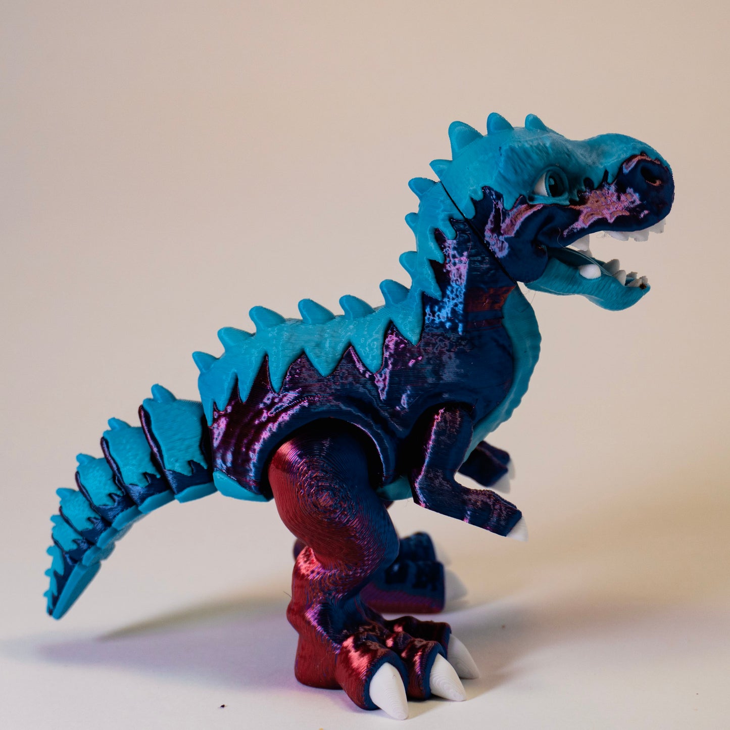 Tri-Color Articulated T-Rex