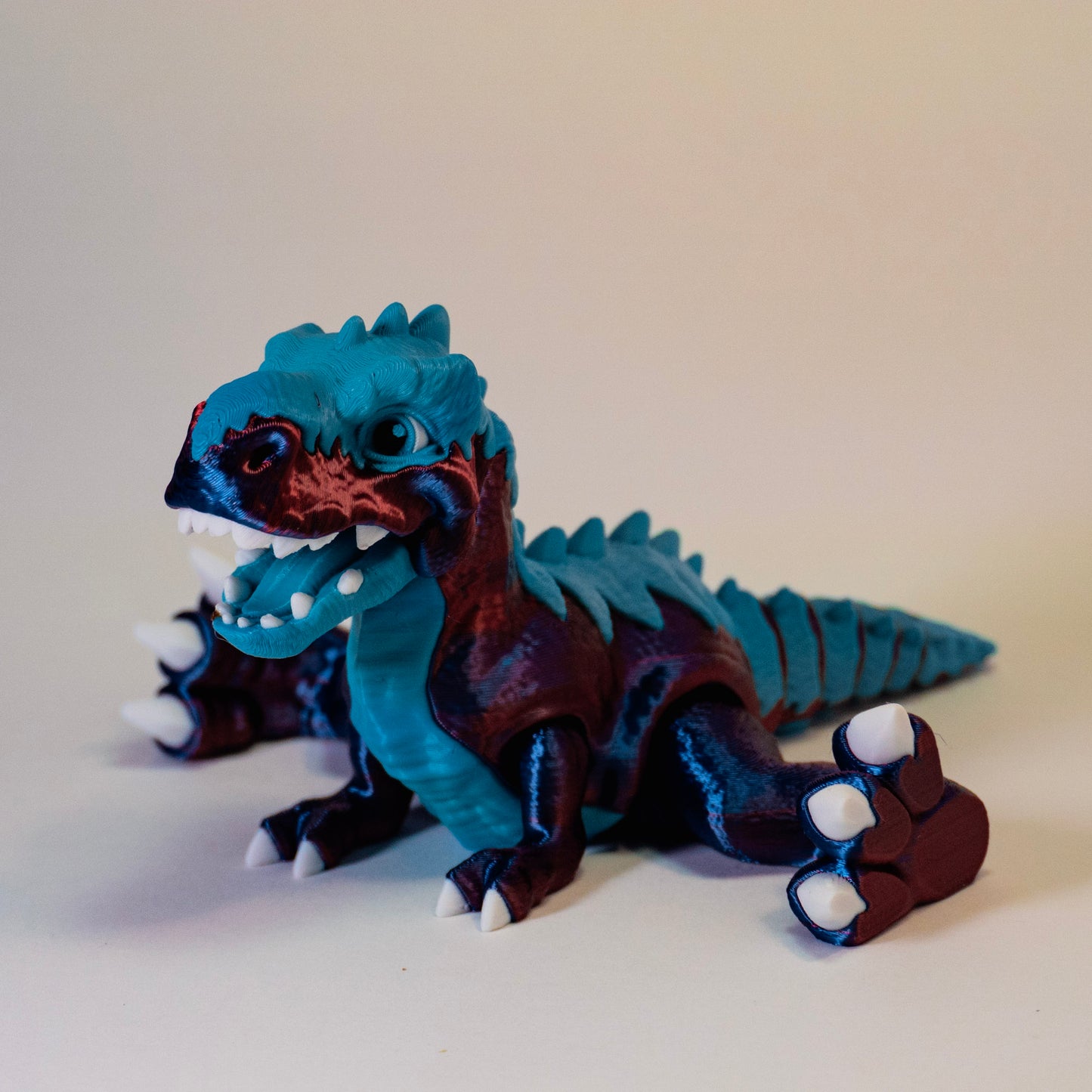 Tri-Color Articulated T-Rex