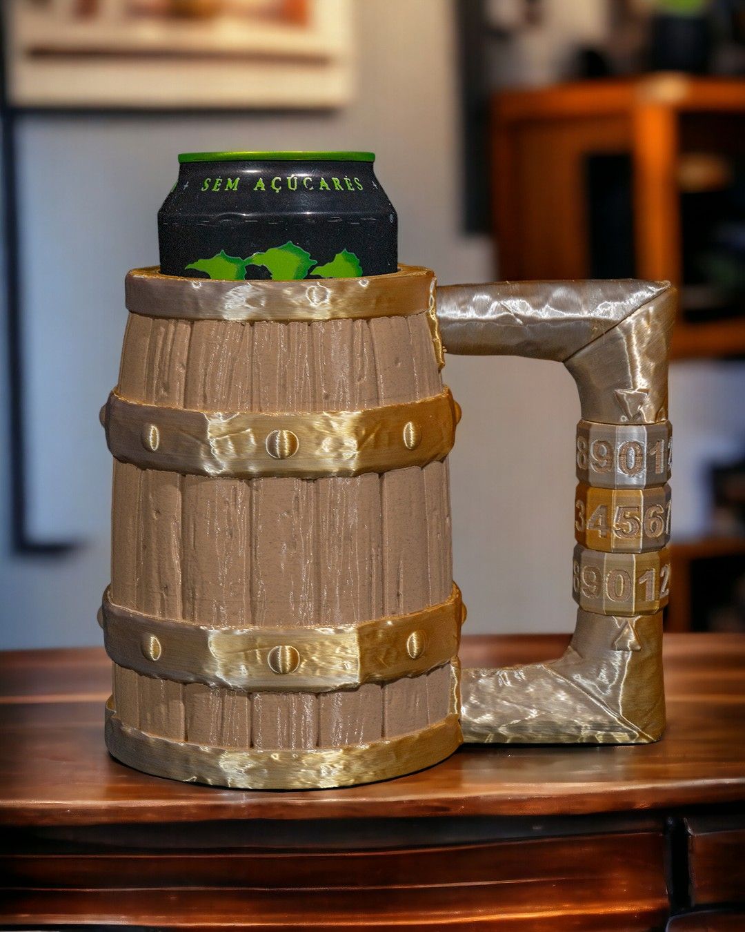 Keg o’ Beer Can Holder